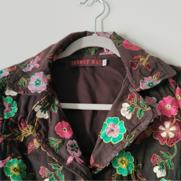 Johnny Was Women's Embroidered Floral Blazer Jacket Y2K Size XS - Picture 2 of 9